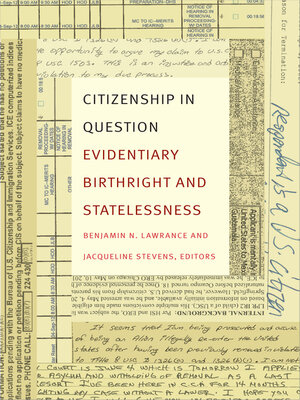 cover image of Citizenship in Question